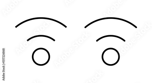 Wifi icon vector. signal sign and symbol. Wireless  icon