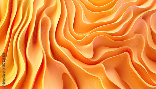 Abstract wavy orange texture