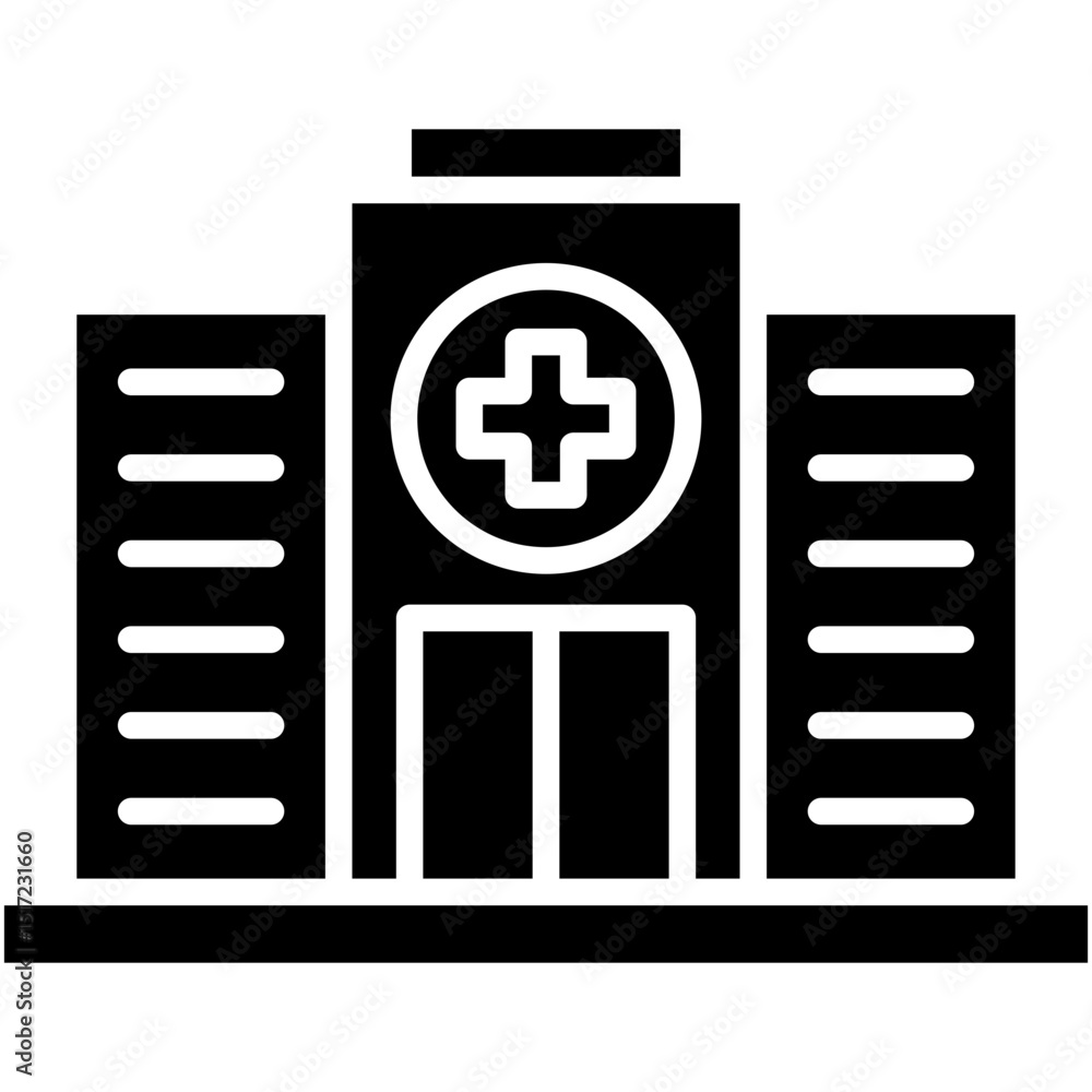 Obraz premium Hospital Icon