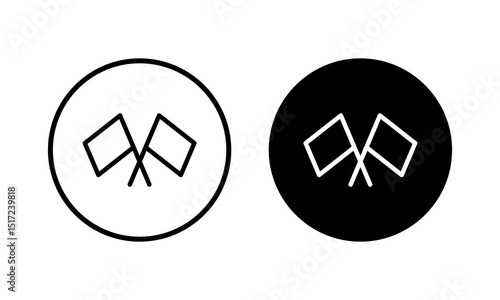 Flag icon vector illustration. Gps location pin map. Location marker symbol.