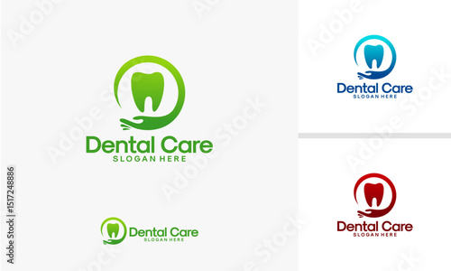 Free Download dental care logo template vector - GFXLoad