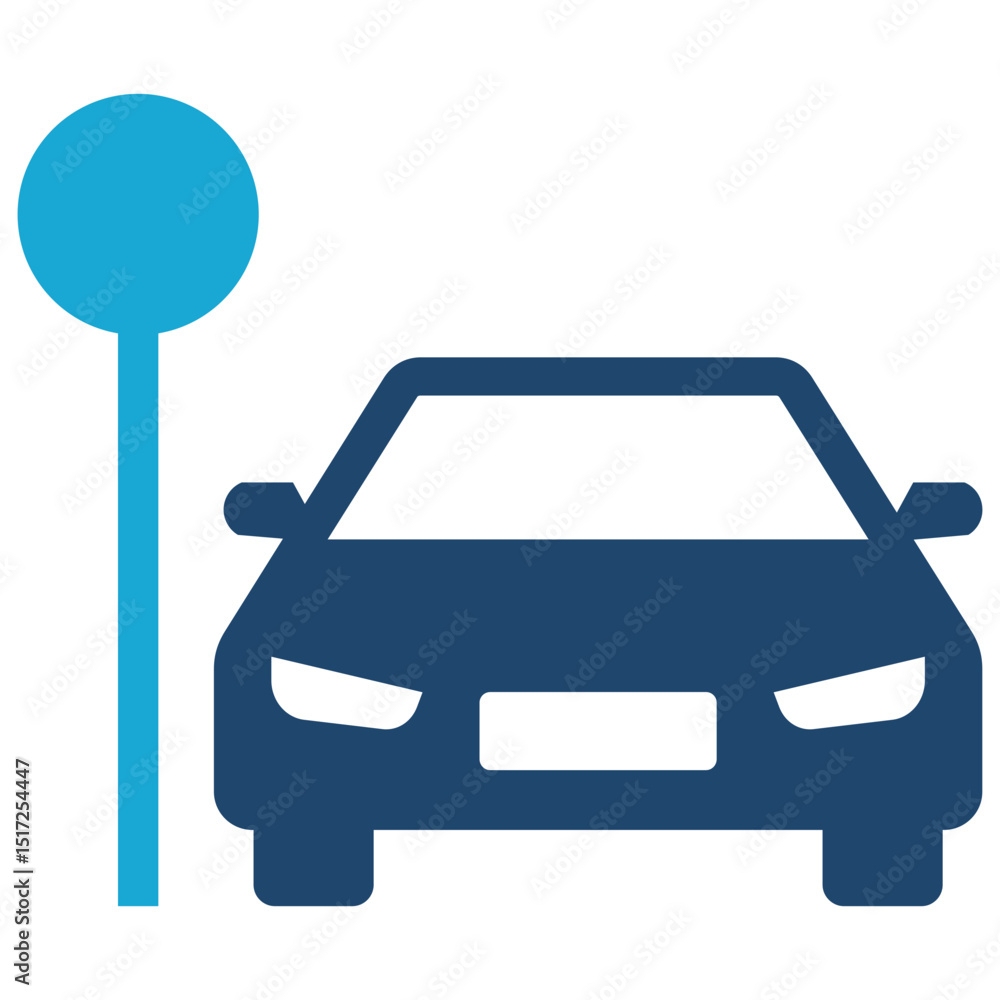 Obraz premium Parking Icon