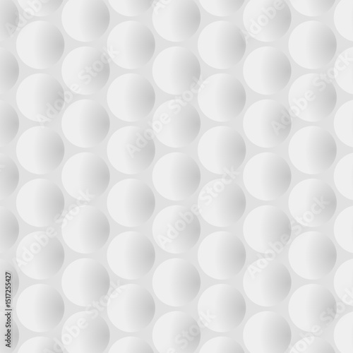 Golf ball illustrated texture details. Seamless white abstract pattern with faux golf ball texture
