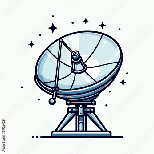 parabola vector illustration