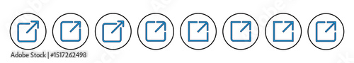 External link icon vector. link icon vector. hyperlink symbol
