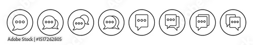 Chat icon vector. speech bubble icon. comment icon vector. message. contact us