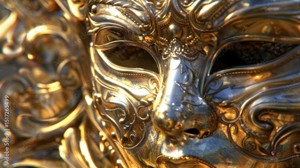 Obraz premium Ornate Venetian Carnival Mask