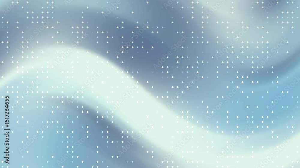 Flux de données numériques bleues abstraites