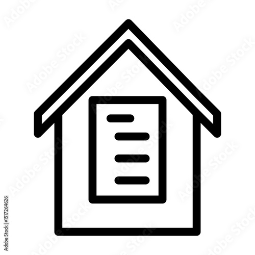 homework line icon