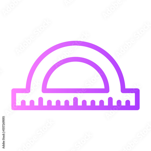 ruler gradient icon