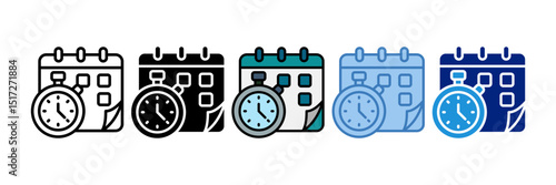 Deadline Icon Element For Design