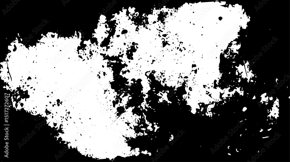 Fototapeta premium Abstract Grunge Texture with Distressed Splatter and Rough Edges for Overlay or Background Use