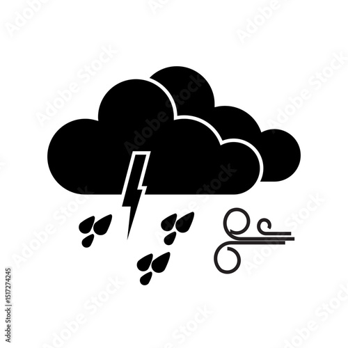 weather glyph icon