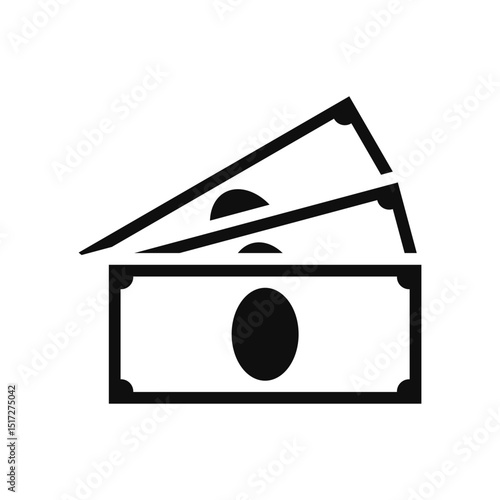 Currency Black Icon.