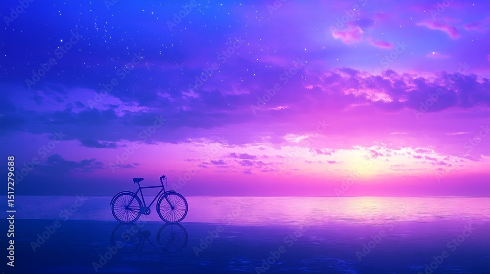 Fototapeta premium Cycling for Health and Environment