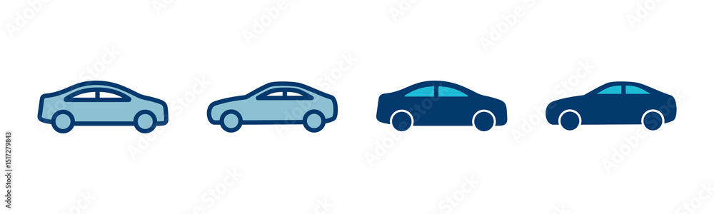 Car icon vector isolated on white background. Car icon vector. Car icon vector isolated on white background. Car icon vector.