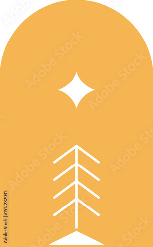 Landscape Bohemian Line Illustration