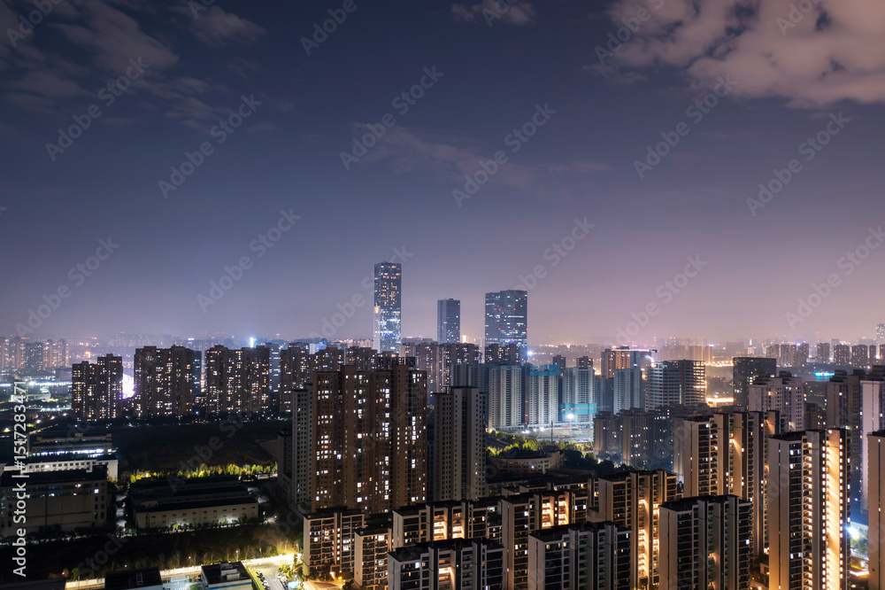 Obraz premium Bird view at Nanchang China