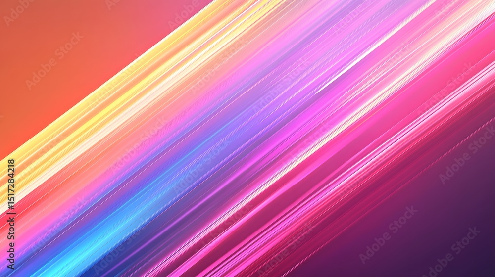 Vibrant diagonal lines of colorful light streaks. Vibrant diagonal lines of colorful light streaks.