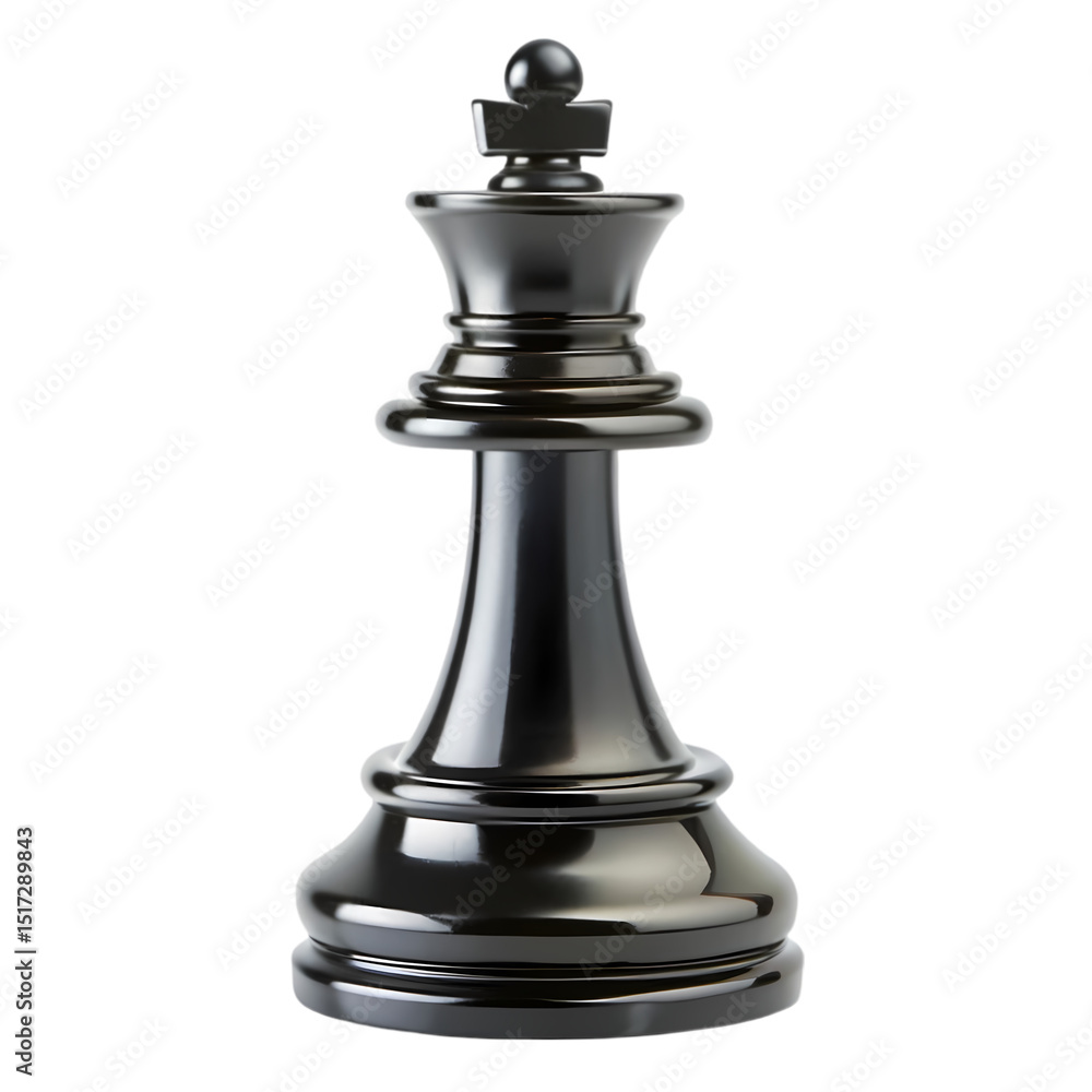 Black Chess King Piece Black Chess King Piece