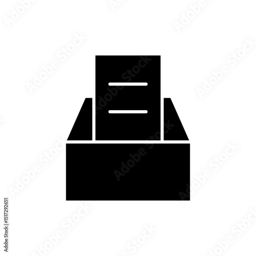 Archive folders icon symbol for apps and websites. Document vector icon. Archive storage icon.