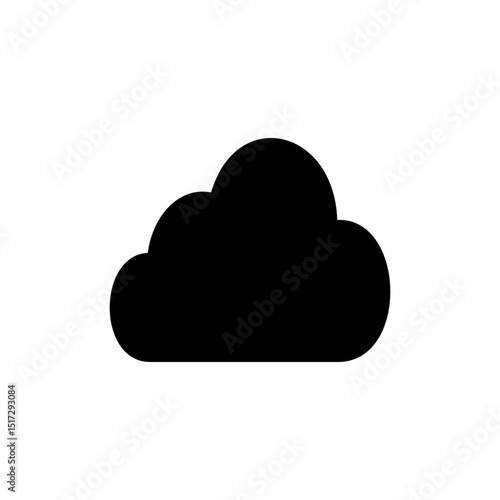 Cloud icon symbol for apps and websites. cloud sign and symbol