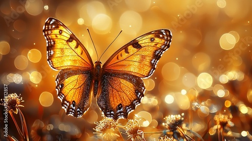 Beautiful monarch butterfly