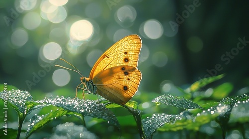 Beautiful monarch butterfly