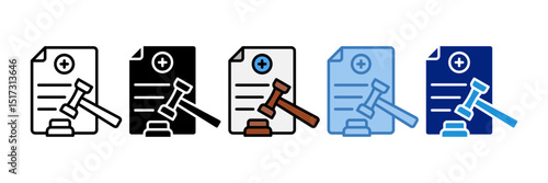 Grading Icon Element For Design