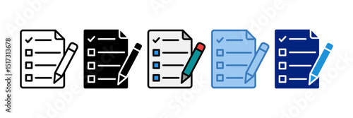 Exam Icon Element For Design