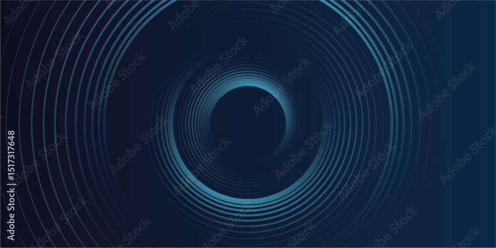 Abstract blue glowing geometric lines on dark blue background. Modern shiny blue circle lines pattern. Futuristic technology concept. Suit for cover, poster, banner, header, website.eps10 Abstract blue glowing geometric lines on dark blue background. Modern shiny blue circle lines pattern. Futuristic technology concept. Suit for cover, poster, banner, header, website.eps10