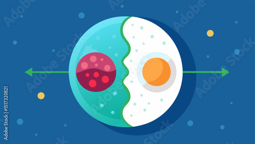 Healthy Cell Division A sidebyside comparison of a healthy cell dividing normally versus an aged cell showing irregular division highlighting the effects of epigenetic treatments.