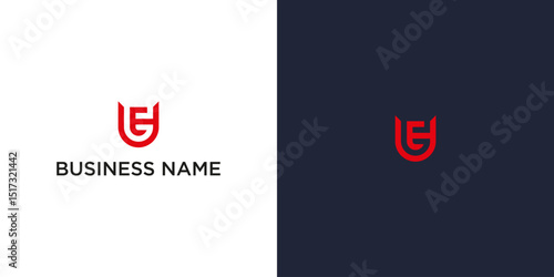 Modern Logo Design with Initial and Brand Name: A sleek and professional logo design featuring an initial and brand name, embodying contemporary style and versatility.