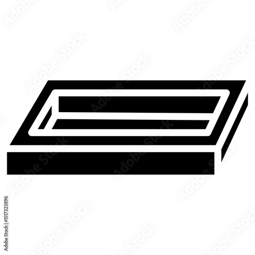 Steel glyph icon