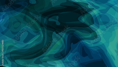 Abstract Background Design Background in turquoise blue With Aesthetic And Fluid Style