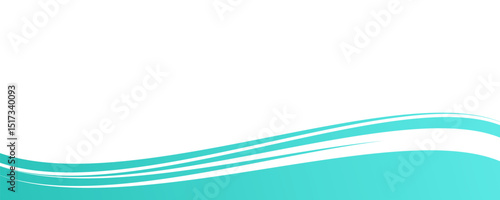 Modern banner background design. Banner template with dynamic wave shapes.