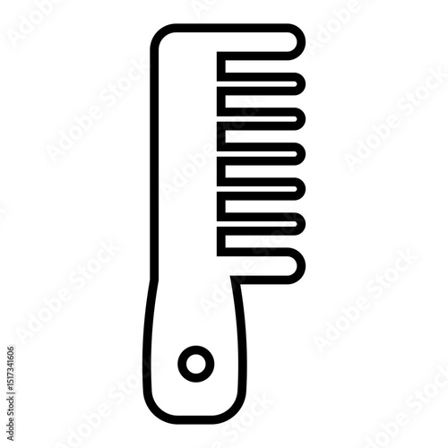 Comb outline icon