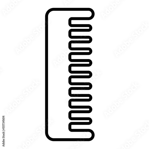 Comb outline icon