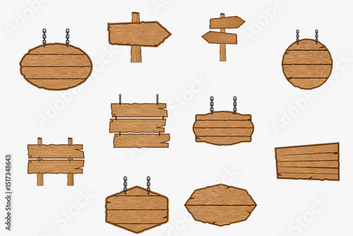 Wooden Sign Board