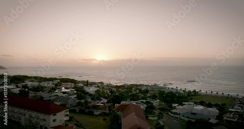 sunset over the sea