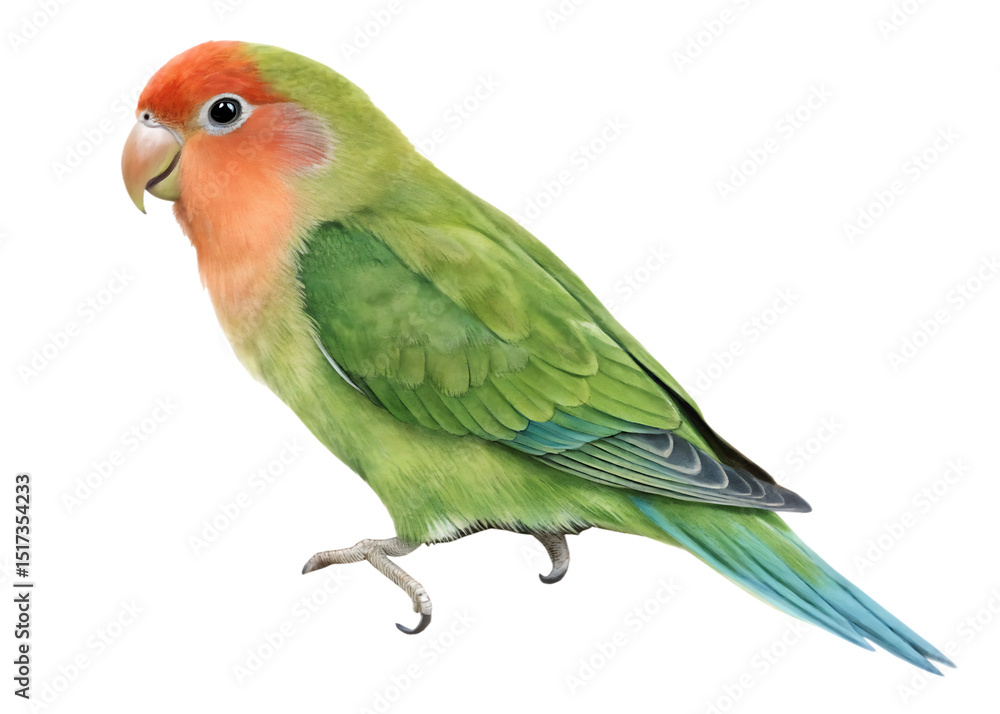 Fototapeta premium Classic Fresh Beef Cheeseburger with Vegetables Isolated