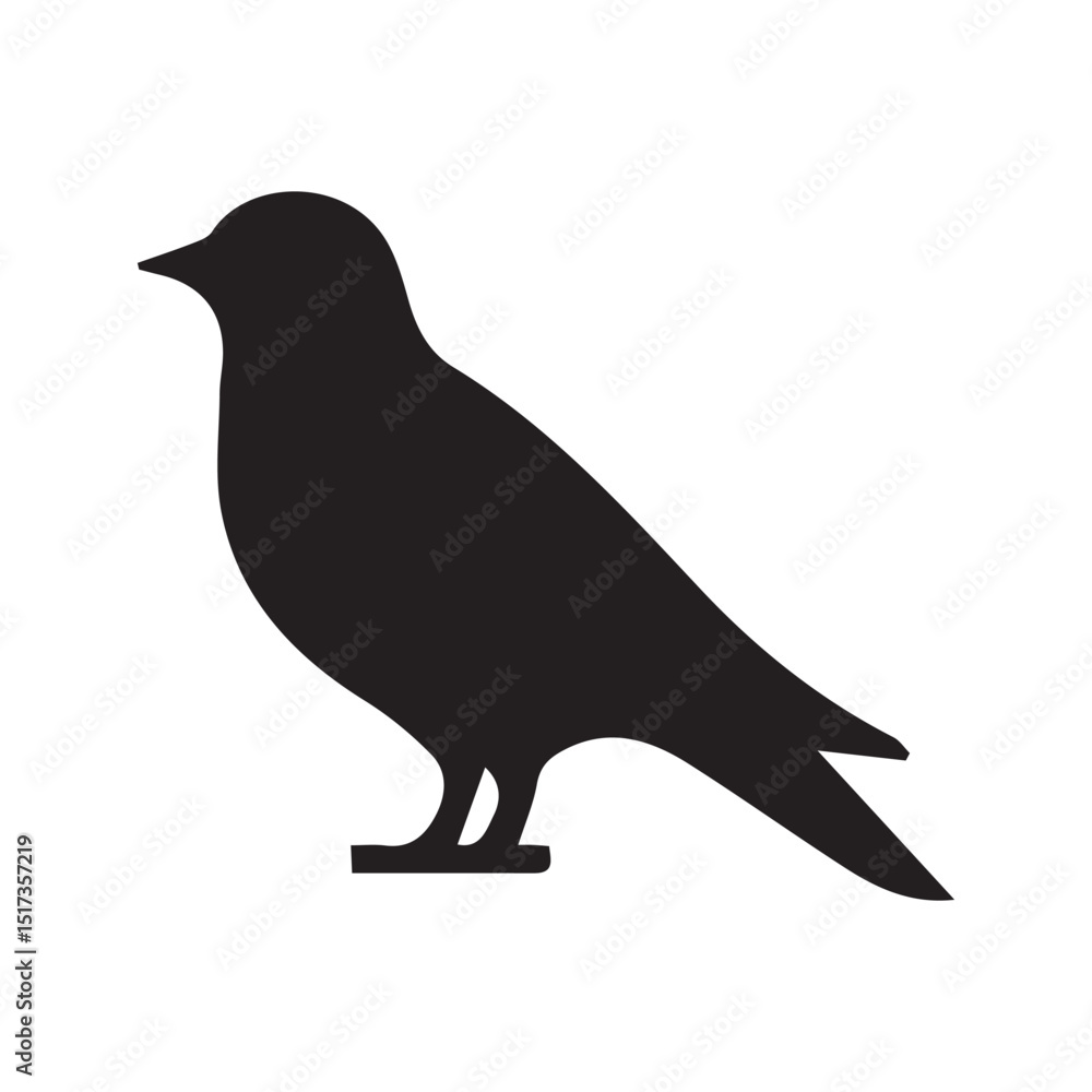 Obraz premium bird logo, editable vector image