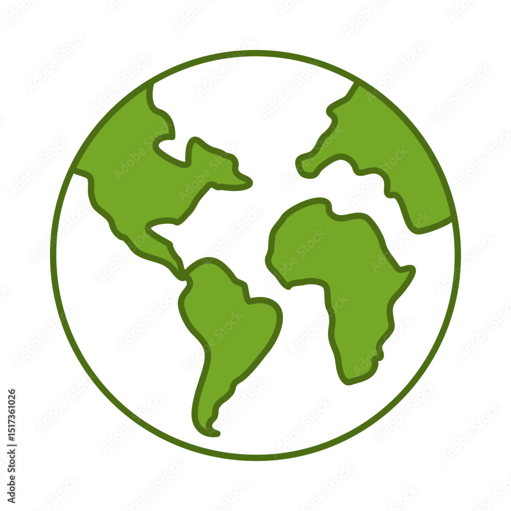 Earth Line Icon. Concept of Green Technology, Climate Change, Global Warming, CO2 Neutral Editable Stroke Icon Earth Line Icon. Concept of Green Technology, Climate Change, Global Warming, CO2 Neutral Editable Stroke Icon