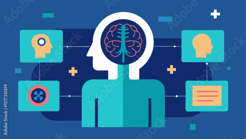AIEnhanced Medical Imaging An image of medical scans like Xrays or MRIs with AI processing overlays highlighting areas of concern detected by the algorithm.
