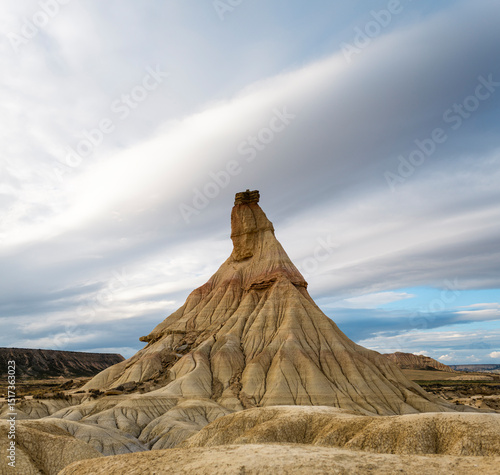 Scenic desert geological formation