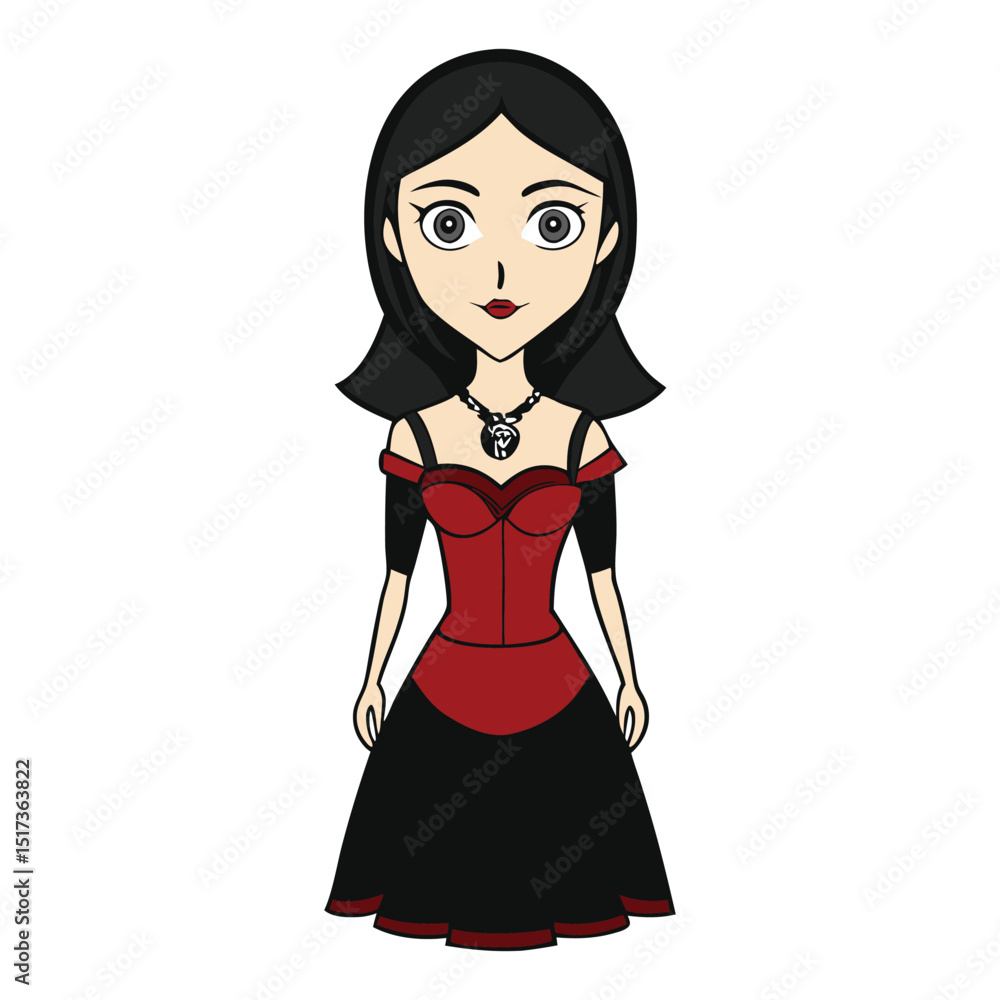 A young woman in a flowing gothic dress, adorned with lace and dark velvet, stands in eerie elegance, exuding mystery and vintage charm under a moonlit sky.
A young woman in a flowing gothic dress, adorned with lace and dark velvet, stands in eerie elegance, exuding mystery and vintage charm under a moonlit sky.