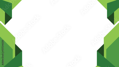 Modern green abstract background. Vector illustration