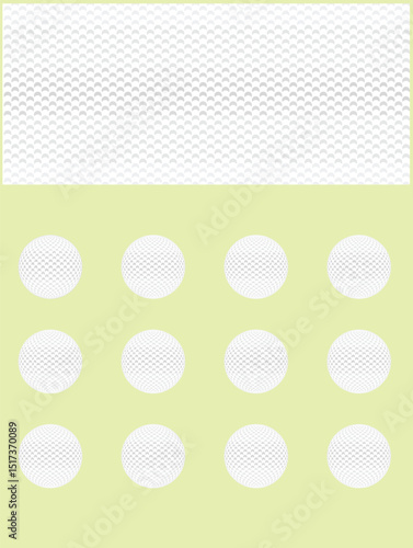 Golf Ball Spinning Frame Sequence and Texture Vector