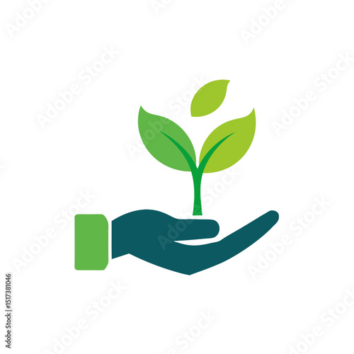 hand holding plant sprout icon symbolizing sustain.svg
