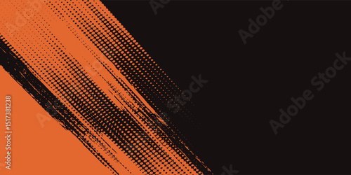 Grunge texture effect background. Distressed rough dark abstract textured. Black isolated on red. Graphic design element vintage style sport modern